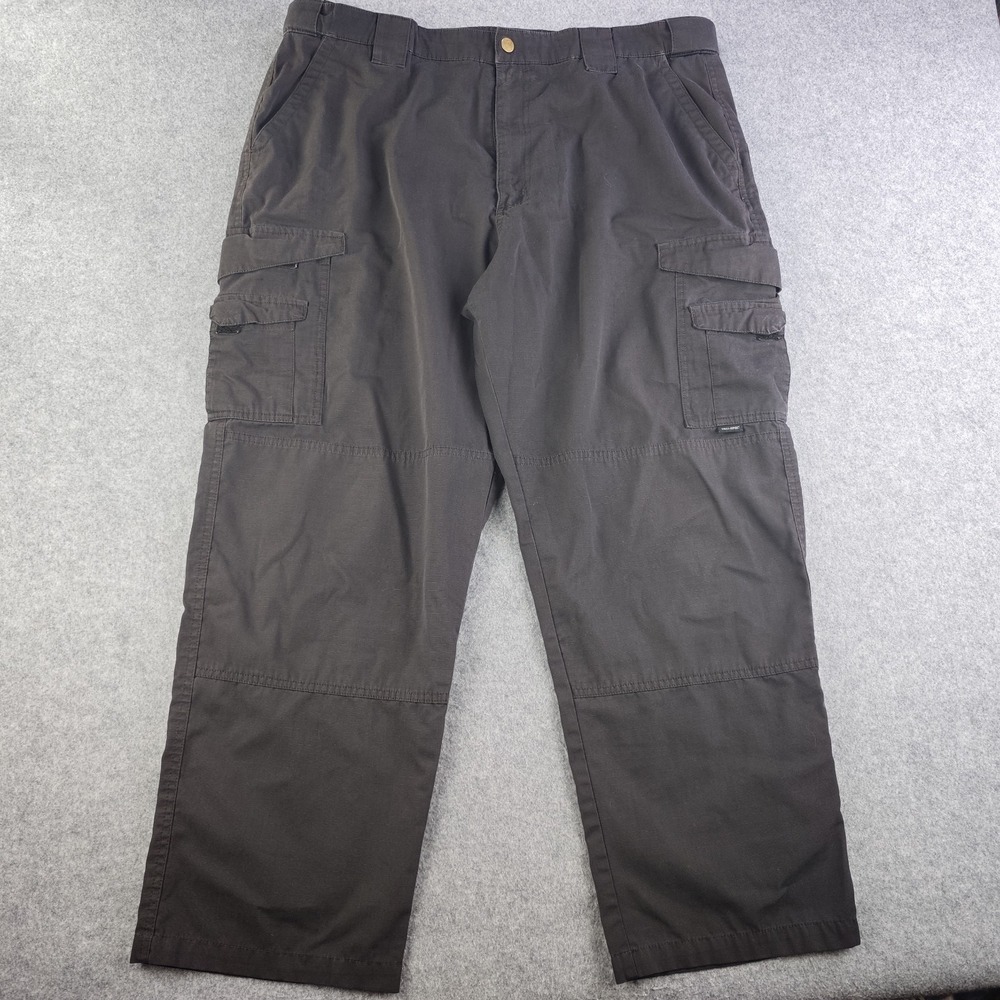 Tru Spec Cargo Pants Mens 40x30 Black Tactical Straight Leg Pockets